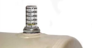 oil tank fill gauge